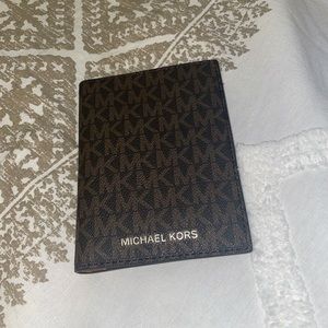 Michael Kors Monogram Passport Wallet